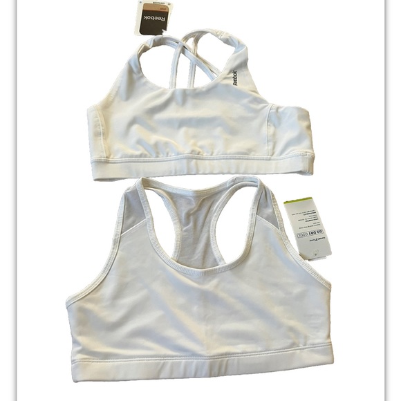 3X Reebok & Old Navy Girls Youth White & Black Sports Bra, Size XL 16, XXL (16) - Picture 2 of 13